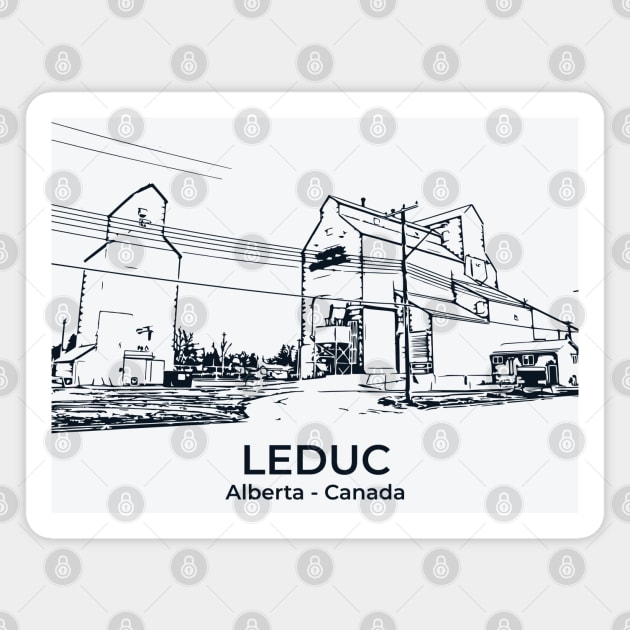 Leduc - Alberta Magnet by Lakeric